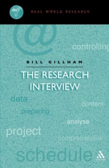 The Research Interview, Paperback Book The Research Interview, Paperback Book