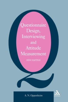 Questionnaire Design, Paperback Book Questionnaire Design, Paperback Book