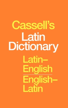 Cassell's Latin-English, English-Latin Standard Dictionary, Hardback Book Cassell's Latin-English, English-Latin Standard Dictionary, Hardback Book