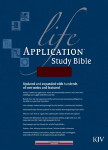 Life Application Study Bible : King James Version, Leather / fine binding Book Life Application Study Bible : King James Version, Leather / fine binding Book