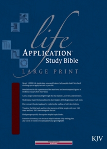 Life Application Study Bible KJV Large Print, Hardback Book Life Application Study Bible KJV Large Print, Hardback Book
