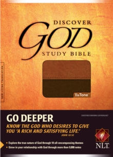 Discover God Study Bible-NLT, Leather / fine binding Book Discover God Study Bible-NLT, Leather / fine binding Book