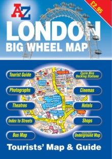 A-Z London Tourists Map and Guide, Paperback Book A-Z London Tourists Map and Guide, Paperback Book