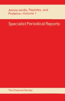 Amino Acids, Peptides and Proteins : Volume 1, Hardback Book Amino Acids, Peptides and Proteins : Volume 1, Hardback Book