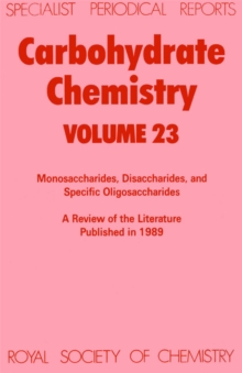 Carbohydrate Chemistry, Hardback Book Carbohydrate Chemistry, Hardback Book