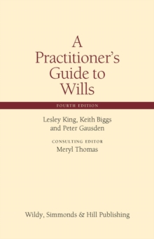 A Practitioner's Guide to Wills, Hardback Book A Practitioner's Guide to Wills, Hardback Book