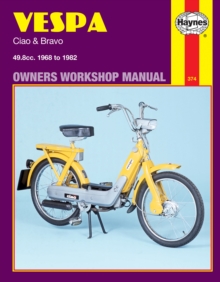 Vespa Ciao & Bravo : 49.8cc 1968 to 1982 Models