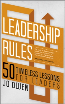 Leadership Rules : 50 Timeless Lessons for Leaders, Paperback Book Leadership Rules : 50 Timeless Lessons for Leaders, Paperback Book
