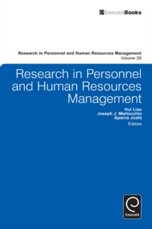 Research in Personnel and Human Resources Management, Hardback Book Research in Personnel and Human Resources Management, Hardback Book