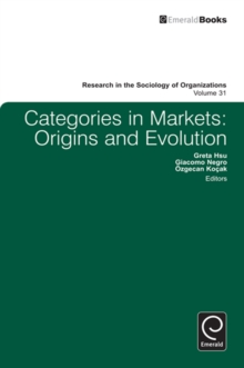 Categories in Markets : Origins and Evolution, Hardback Book Categories in Markets : Origins and Evolution, Hardback Book