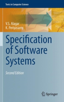 Specification of Software Systems, Hardback Book Specification of Software Systems, Hardback Book