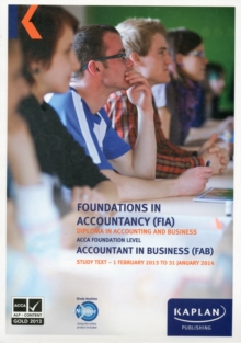 FAB Accountant in Business - Study Text, Paperback Book FAB Accountant in Business - Study Text, Paperback Book