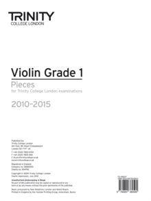 Violin Exam Pieces Grade 1 2010-2015 (part Only), Sheet music Book Violin Exam Pieces Grade 1 2010-2015 (part Only), Sheet music Book