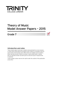 Theory Model Answer Papers Grade 7 2015, Paperback Book Theory Model Answer Papers Grade 7 2015, Paperback Book