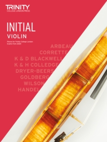 Trinity College London Violin Exam Pieces From 2020: Initial