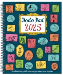 Dodo Pad Original Desk Diary 2025 - Week to View, Calendar Year Diary : A Diary-Organiser-Planner Book with space for up to 5 people/appointments/activities. UK made, sustainable, plastic free