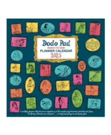 The Dodo Pad Family Planner Calendar 2025 - Month to View with 5 Daily Columns : For up to 5 people's activities. See everyones comings & goings in one handy place. UK made, sustainable, plastic free