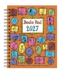 Dodo Pad Original Desk Diary 2027 HARDCOVER- Week to View, Calendar Year Diary : A Diary-Organiser-Planner Wall Book for people/appointments/activities. UK made, sustainable, plastic free
