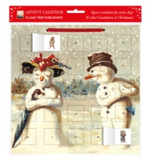 Mr & Mrs Snowman advent calendar (with stickers)