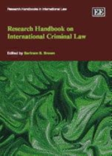 Research Handbook on International Criminal Law