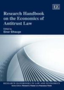 Research Handbook on the Economics of Antitrust Law