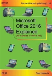 Microsoft Office 2016 Explained, Paperback Book Microsoft Office 2016 Explained, Paperback Book