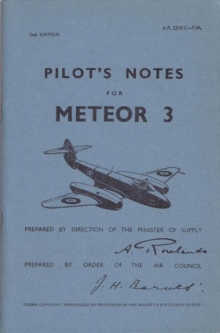 Meteor III Pilot's Notes : Air Ministry Pilot's Notes