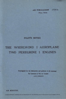 Whirlwind I Pilot's Notes : Air Ministry Pilot's Notes