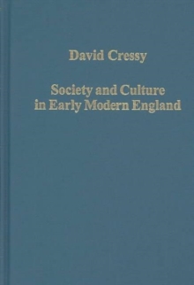 Society and Culture in Early Modern England, Hardback Book Society and Culture in Early Modern England, Hardback Book