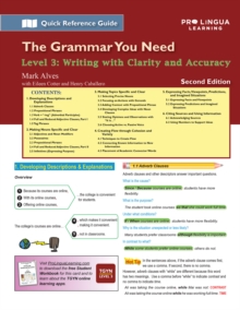 Writing with Clarity and Accuracy : The Grammar You Need, Level 3