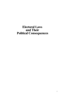 Electoral laws and their political consequences