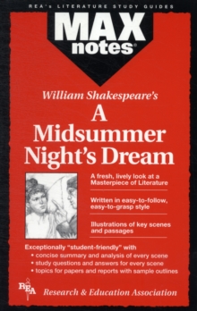 MAXnotes Literature Guides: Midsummer Night's Dream, Paperback / softback Book MAXnotes Literature Guides: Midsummer Night's Dream, Paperback / softback Book