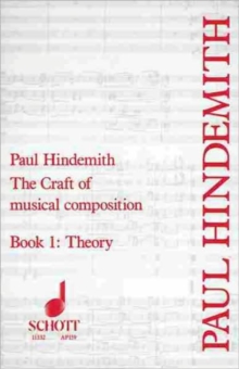CRAFT OF MUSICAL COMPOSITION BAND 1, Paperback Book CRAFT OF MUSICAL COMPOSITION BAND 1, Paperback Book