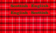 Scottish-English, English-Scottish, Paperback Book Scottish-English, English-Scottish, Paperback Book