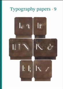 Typography Papers 9 : 9, Paperback / softback Book Typography Papers 9 : 9, Paperback / softback Book