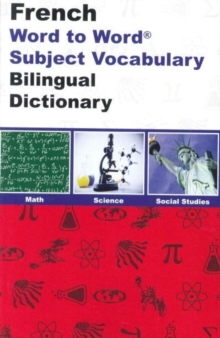 English-Spanish & Spanish-English Word-to-Word Dictionary : Maths, Science & Social Studies - Suitable for Exams