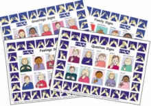 Let's Sign: BSL Poster/Mats A4 Set of 4 : Poster/Mats Set 1, Wallchart Book Let's Sign: BSL Poster/Mats A4 Set of 4 : Poster/Mats Set 1, Wallchart Book