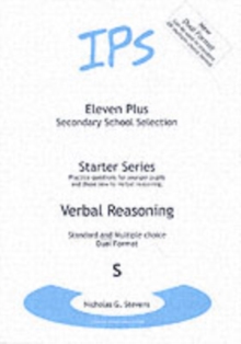 Eleven Plus : Verbal Reasoning Questions for Younger Pupils Bk. S, Paperback Book Eleven Plus : Verbal Reasoning Questions for Younger Pupils Bk. S, Paperback Book