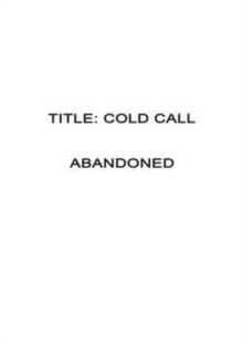 Cold Call, Paperback / softback Book Cold Call, Paperback / softback Book