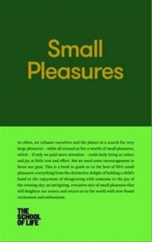 Small Pleasures, Hardback Book Small Pleasures, Hardback Book