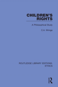 Children's Rights : A Philosophical Study