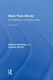 More Than Words : An Introduction to Communication