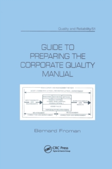 Guide to Preparing the Corporate Quality Manual