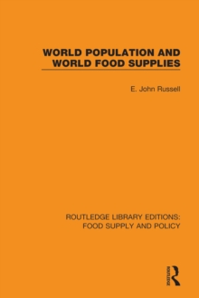 World Population and World Food Supplies