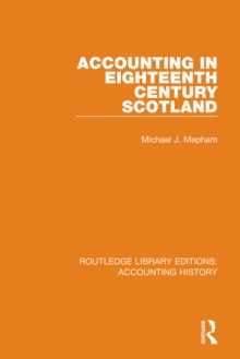 Accounting in Eighteenth Century Scotland