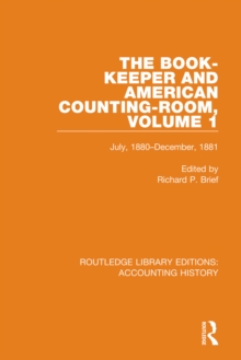 The Book-Keeper and American Counting-Room Volume 1 : July, 1880-December, 1881