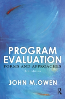 Program Evaluation : Forms and approaches