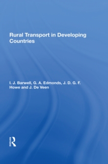 Rural Transport In Developing Countries