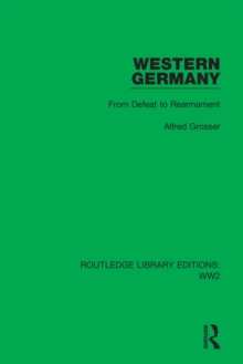 Western Germany : From Defeat to Rearmament