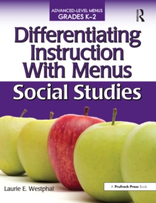 Differentiating Instruction With Menus : Social Studies (Grades K-2)